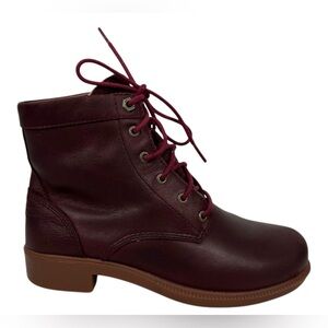 Kodiak Ankle Boots Womens Size US 7 Leather Upper Waterproof 200 Thinsulate Red